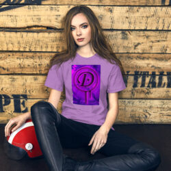 purple ice d logo unisex t shirt
