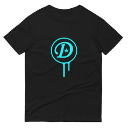 d logo bright blue t shirt