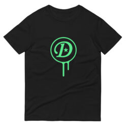 d logo light green t shirt