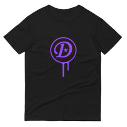 d logo bright purple t shirt